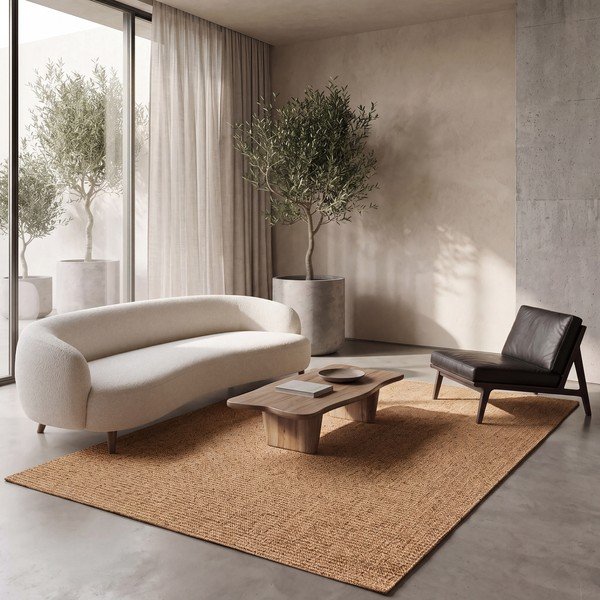 Pratelný koberec v přírodní barvě 160x230 cm Lumen Liso – Universal-image-1