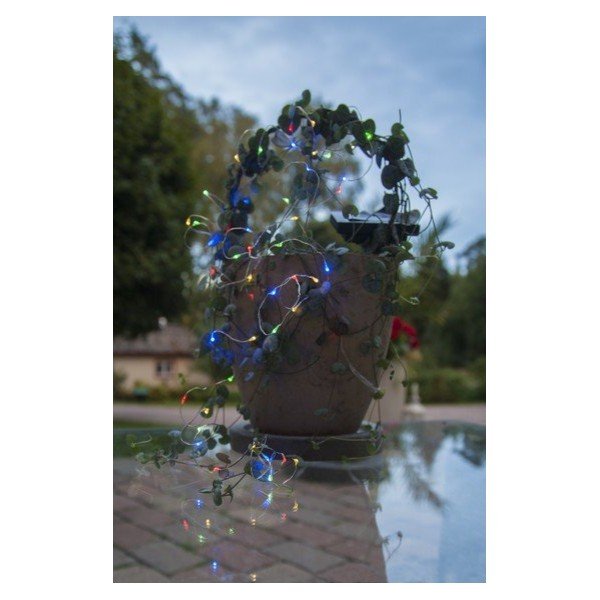 Venkovní solární LED řetěz s barevnými diodami Star Trading Dew Drop, délka 5 m-image-2