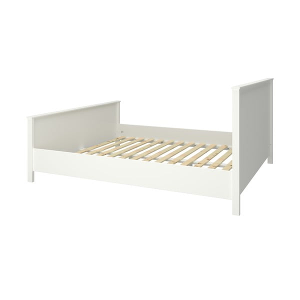 Bílá dvoulůžková postel 180x200 cm Tromsö - Tvilum-image-3