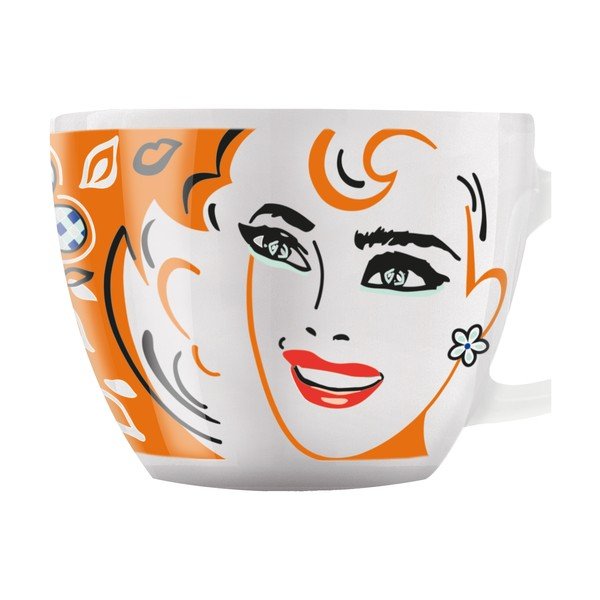 Set porcelánového šálku a podšálku na espresso Ritzenhoff Michal Shalev, 8 cl-image-1