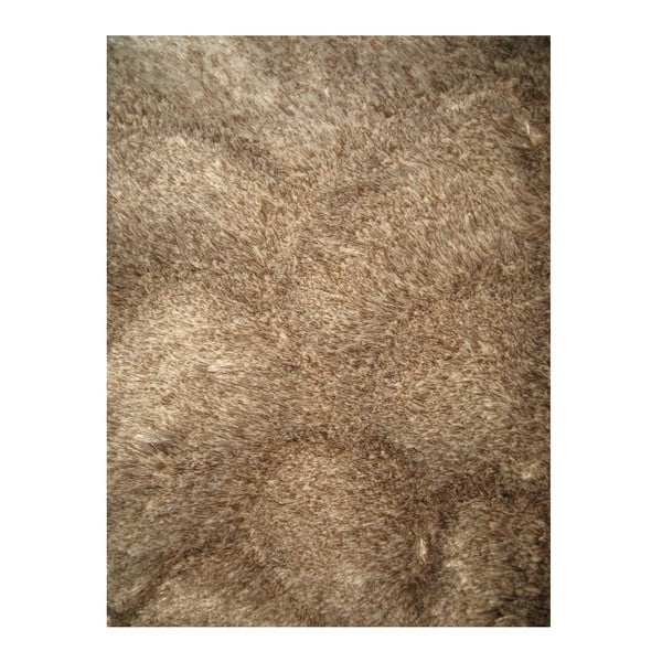 Béžový koberec s dlouhým vlasem Linie Design Emma, 170 x 240 cm
