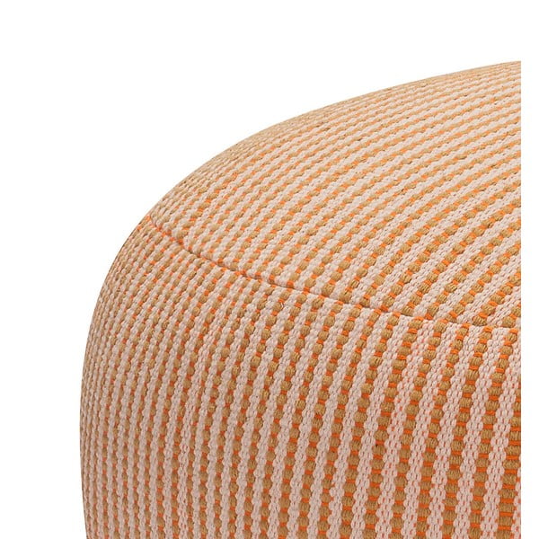 Oranžový taburet Mochi – Hübsch-image-3