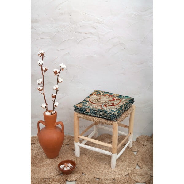 Podsedák s příměsí lnu Tierra Bella Honeysuckle, 37 x 37 cm-image-1