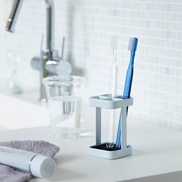 Bílý stojánek na kartáčky YAMAZAKI Tower Slim-image-1