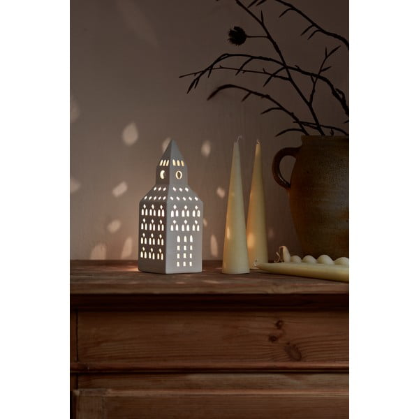 Keramický svícen na čajovou svíčku Urbania Lighthouse Church Tower – Kähler Design-image-2