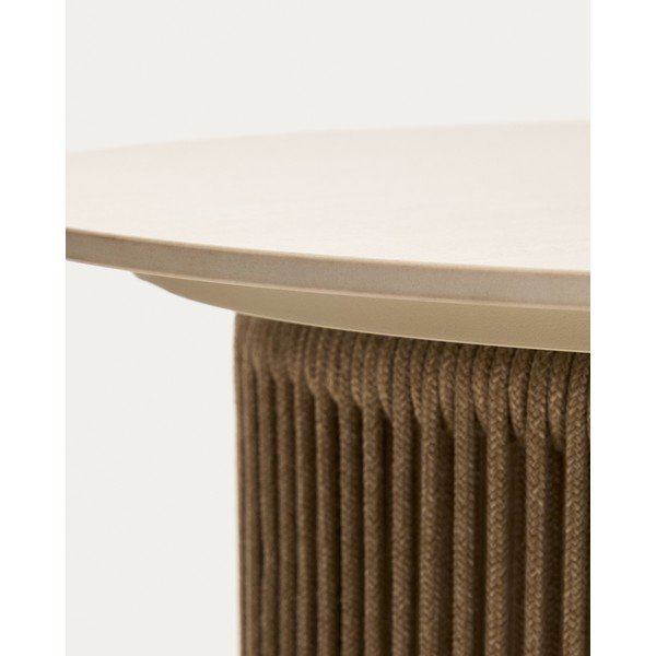 Kovový kulatý zahradní stolek ø 55 cm Orosei – Kave Home-image-3