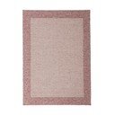 Světle růžový ručně tkaný koberec s příměsí vlny 160x230 cm Rue – Flair Rugs