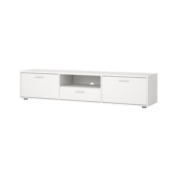 Bílý TV stolek 177x38 cm Media – Tvilum-image-3