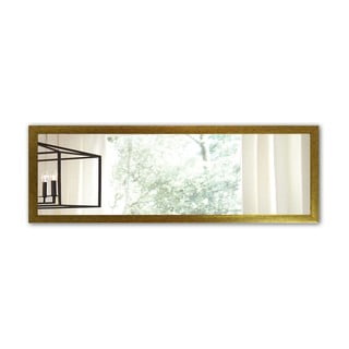 Nástěnné zrcadlo s rámem ve zlaté barvě Oyo Concept, 105 x 40 cm