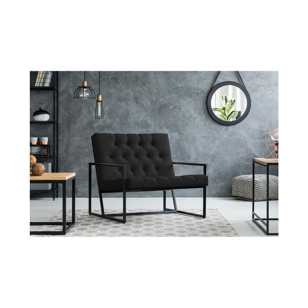 Černé křeslo Mazzini Sofas Aster-image-4