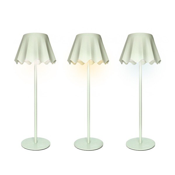 Světle zelená kovová LED stmívatelná stolní lampa (výška 36 cm) – Brandani-image-2