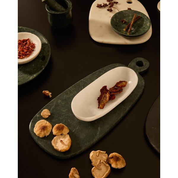 Servírovací mramorové prkénko 20 x 3 cm Obar – Kave Home-image-1