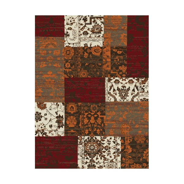 Hnědo-červený koberec Hanse Home Prime Pile, 190 x 280 cm