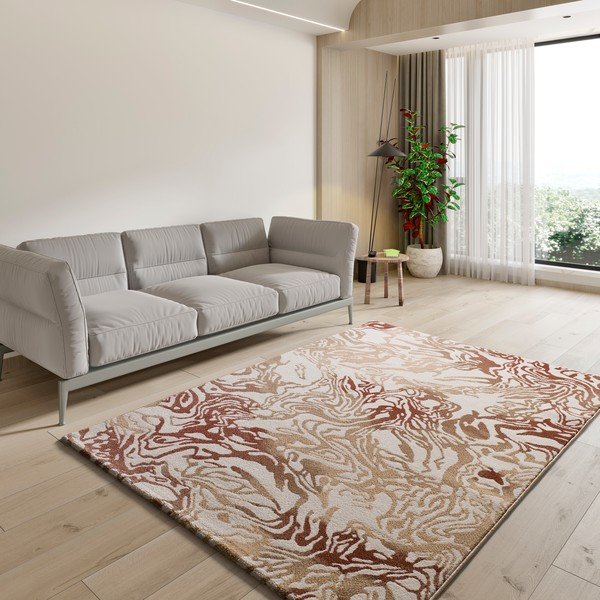 Béžový/v terakotové barvě koberec 160x230 cm Astra – Universal-image-1