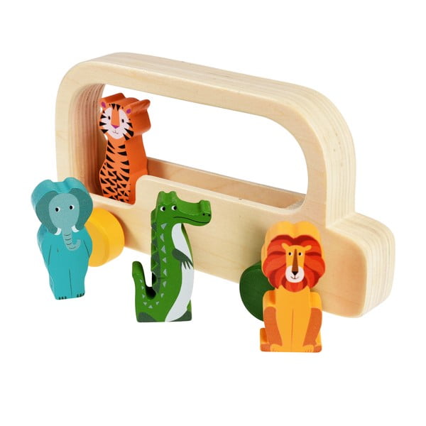 Dřevěný autobus Colourful Creatures – Rex London-image-1