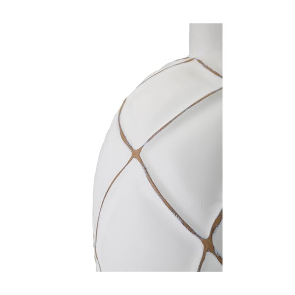 Stolní lampa s textilním stínidlem v bílo-krémové barvě (výška 60 cm) Lines – Mauro Ferretti-image-3