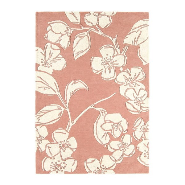 Vlněný koberec Devore Pink 200x300 cm