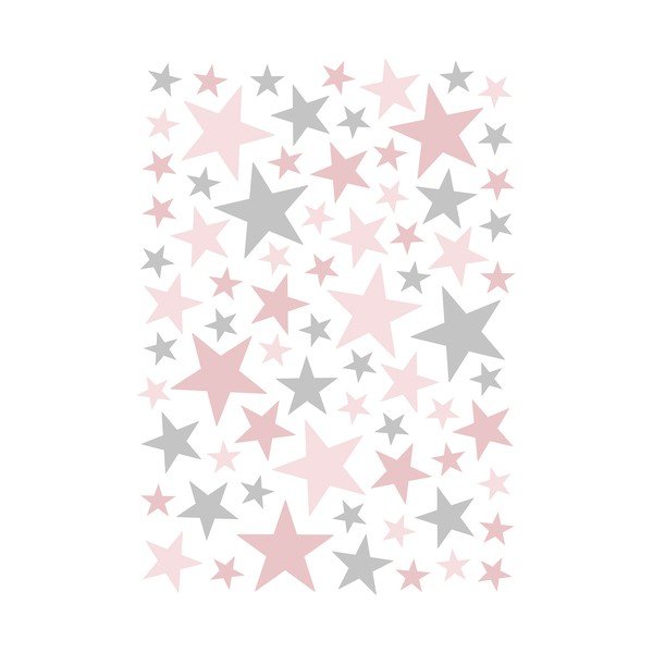 Dětské samolepky v sadě 74 ks 30x42 cm Stars – Lilipinso