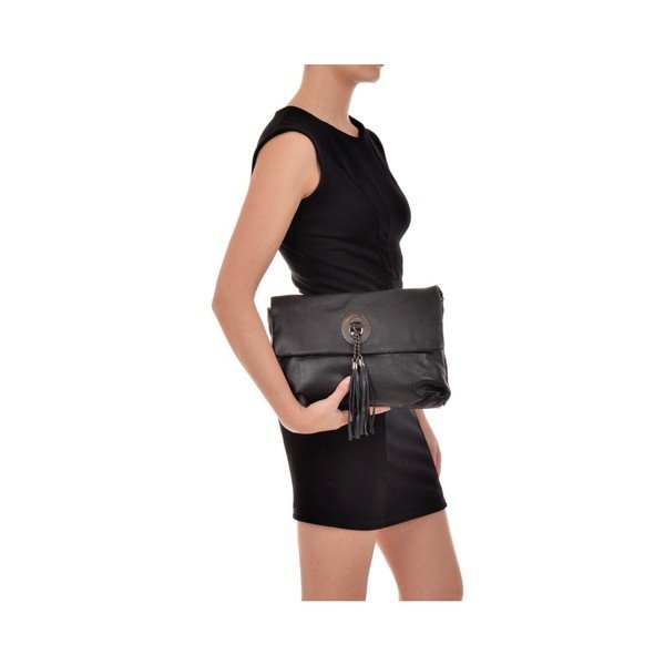 Černá kožená kabelka crossbody Roberta M Elisa-image-4