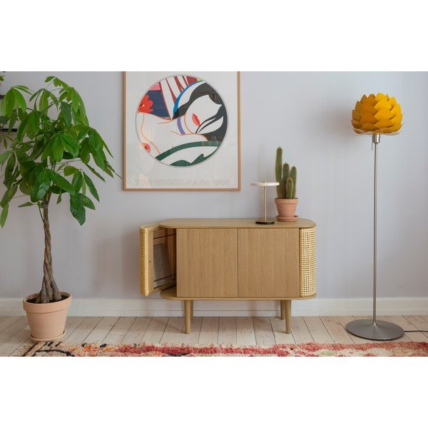 Nízká komoda v dekoru dubu v přírodní barvě 109x75 cm Treasures – UMAGE-image-1