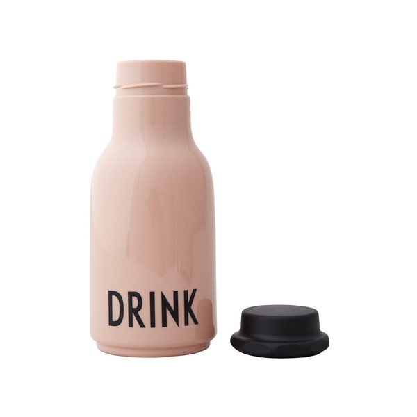 Růžová dětská láhev Design Letters Drink, 330 ml-image-2