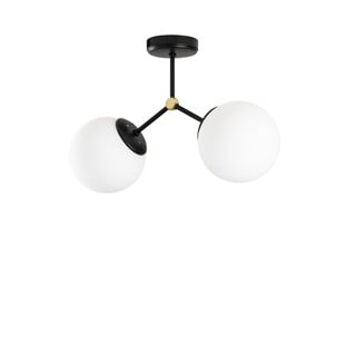Černo-bílé stropní svítidlo Opviq lights Damar