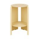 Ocelový kulatý odkládací stolek ø 32 cm Wa – noo.ma