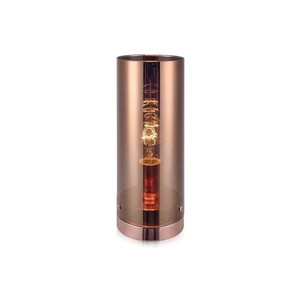 Stolní lampa v mosazné barvě Markslöjd Storm, ⌀ 12 cm