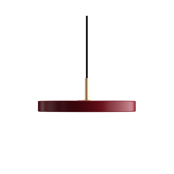 Červené LED závěsné svítidlo s kovovým stínidlem ø 31 cm Asteria Mini – UMAGE-image-3