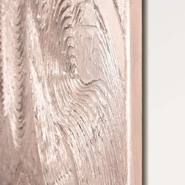 Ručně malovaný obraz 88x118 cm Metallic Rose – Malerifabrikken-image-3