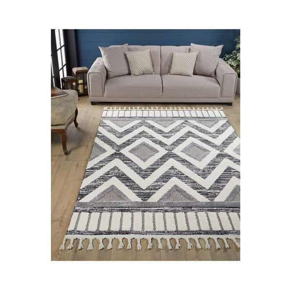 Šedý koberec 230x160 cm Shaggy - Mila Home-image-1