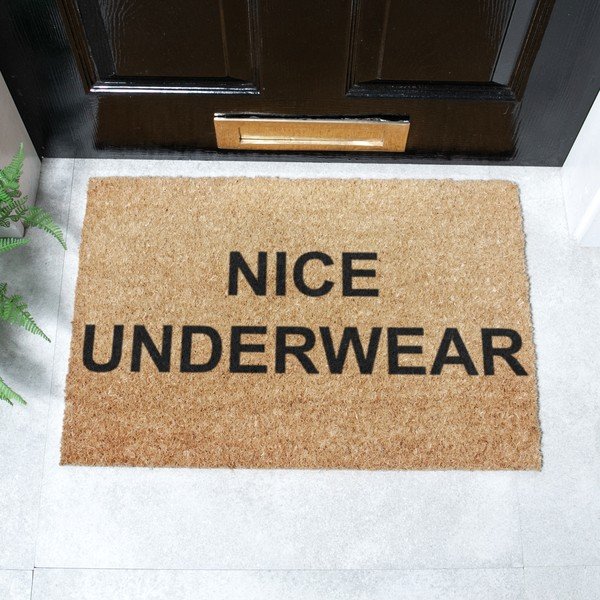 Rohožka z kokosového vlákna 40x60 cm Nice Underwear – Artsy Doormats-image-2