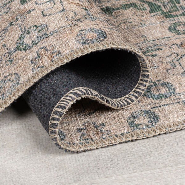 Zelený pratelný koberec 115x170 cm Beau Floral – Flair Rugs-image-2