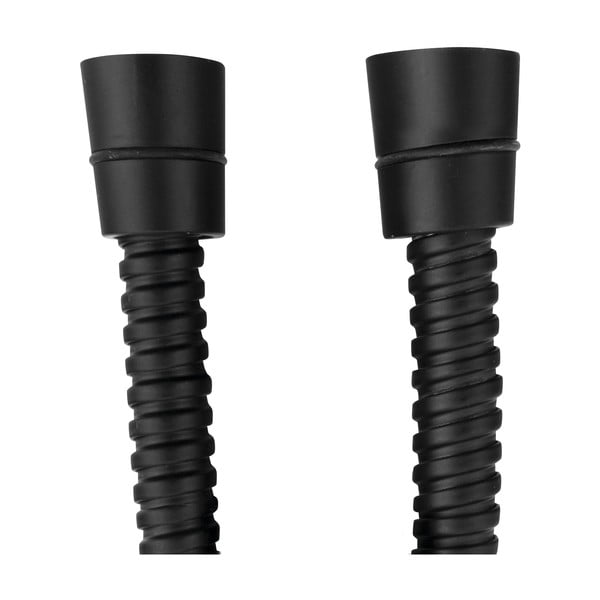 Matně černá sprchová hadice z nerezové oceli Powerflex – Sapho-image-1