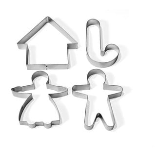 Sada 4 vánočních vykrajovátek Guardini Gingerbread