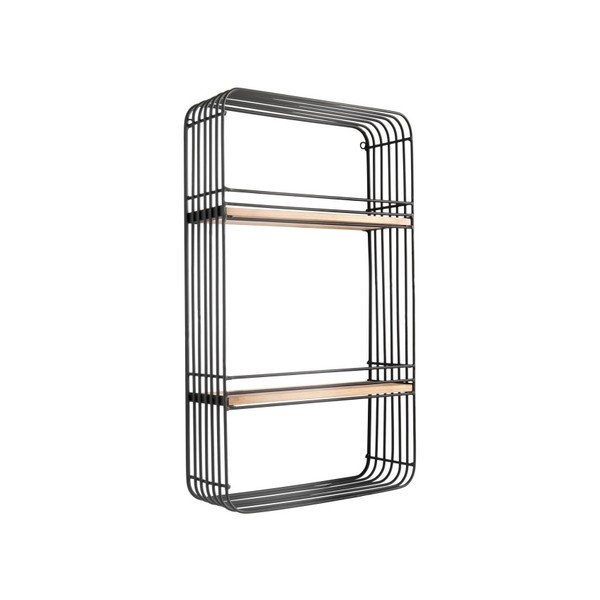 Černá nástěnná police Leitmotiv Rectangle-image-2