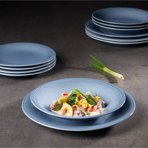 Modrý porcelánový dezertní talíř Villeroy & Boch Like Color Loop, ø 21,5 cm-image-1