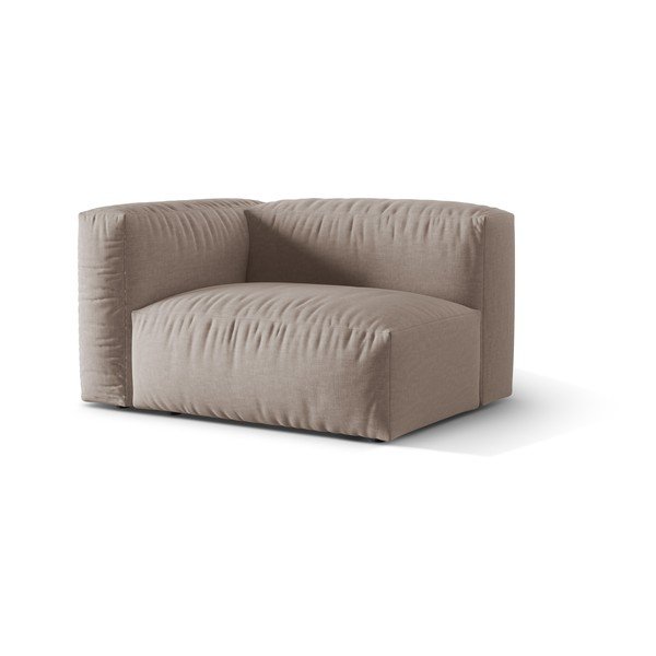 Béžový modul pohovky (levý roh) Martina – Micadoni Home-image-1