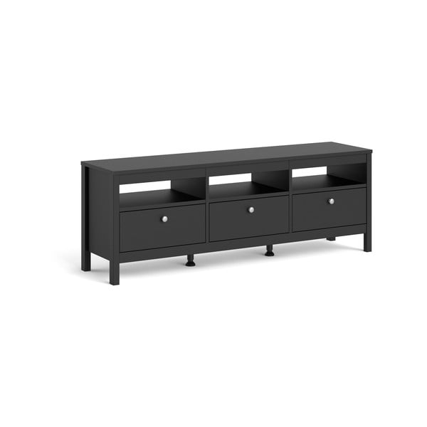 Černý TV stolek 151x54 cm Madrid – Tvilum-image-3