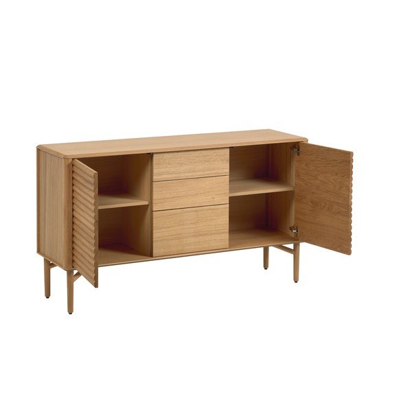 Komoda v dubovém dekoru Kave Home Lenon-image-2