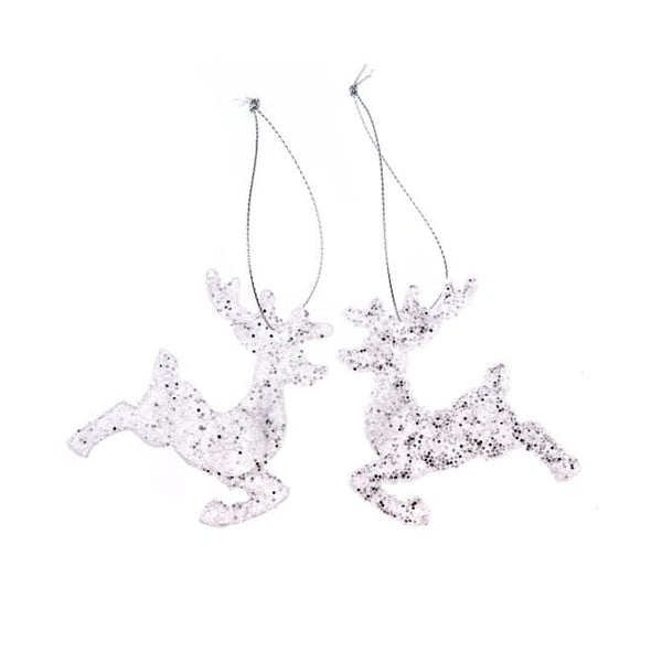 Plastové vánoční ozdoby v sadě 2 ks 7 cm – Dakls