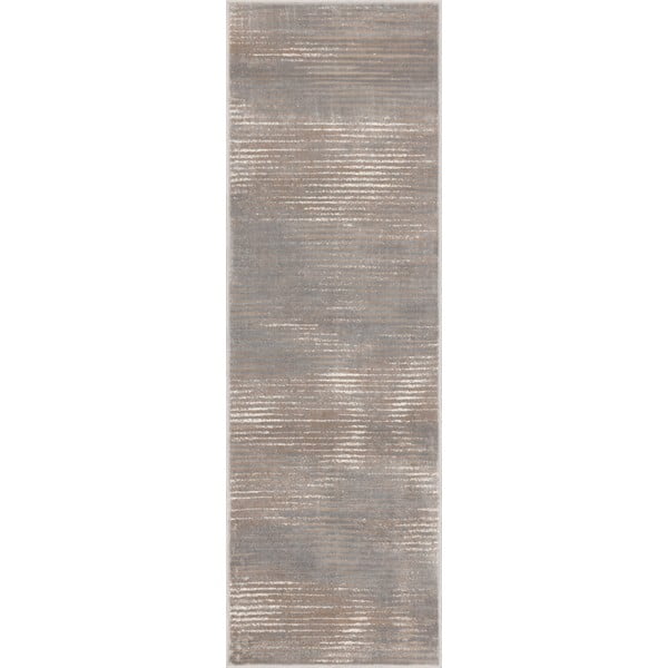 Běhoun šedobéžový 80x250 cm Soft Gik P – FD