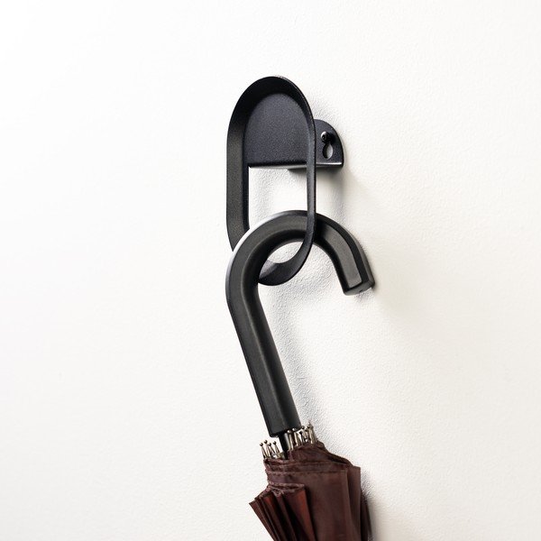 Černý nástěnný ocelový háček Coucou – Spinder Design-image-2