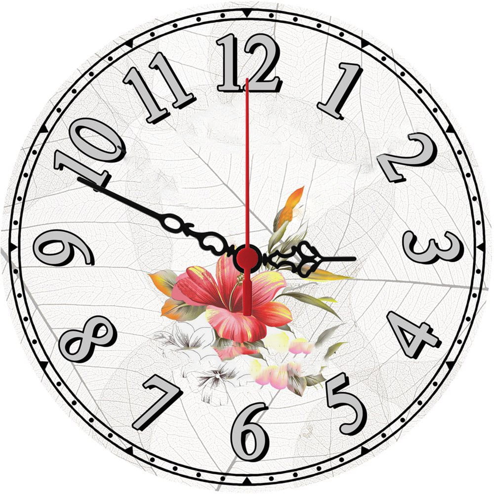 Nástěnné hodiny Wild Flower, 30 cm