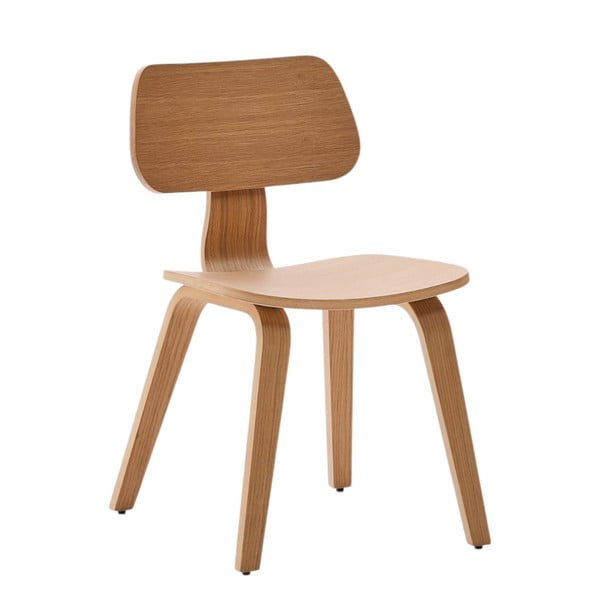 Jídelní židle v dekoru dubu v přírodní barvě Gena – Kave Home