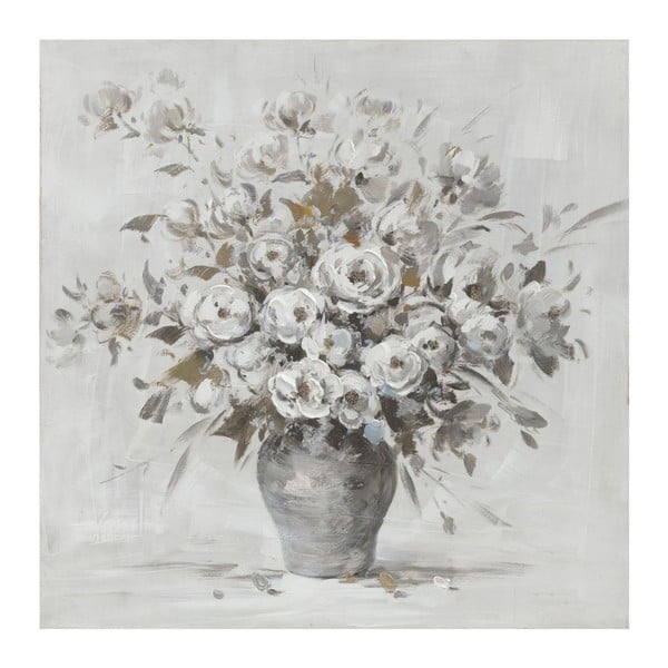 Obraz Ixia Flowers Vase, 80 x 80 cm