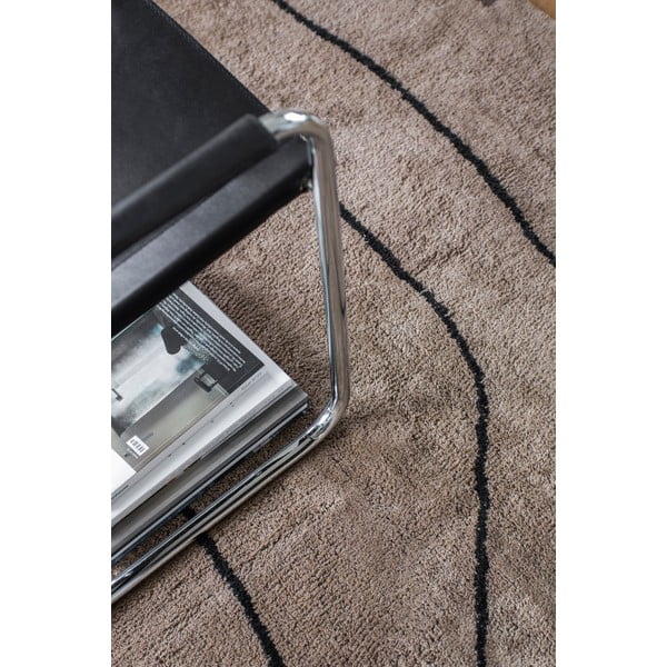 Hnědý pratelný bavlněný koberec 140x200 cm Shadow – Mette Ditmer Denmark-image-2