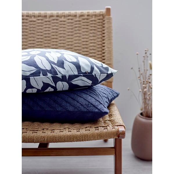 Modrý bavlněný polštář Södahl Benjamin, 50 x 50 cm-image-1