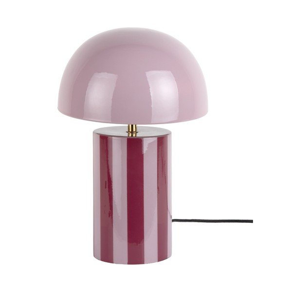 Fialová kovová stolní lampa (výška 34 cm) Rayado – Leitmotiv