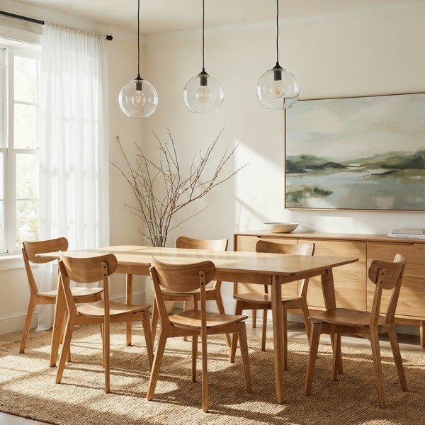 Jídelní židle v dekoru dubu Roxby - Actona-image-1